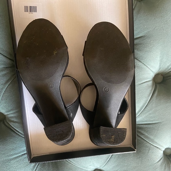 Marlowe Black Suede High Heel Sandals - Picture 5 of 8